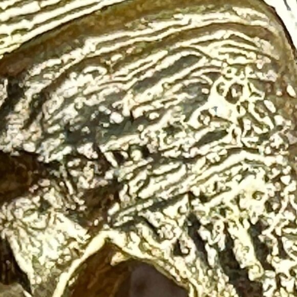 Gold Tone Lattice Belt Buckle - Picture 5 of 6